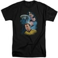 thumbnail image 1 of Star Trek Among The Stars Adult Tall T-Shirt Black, 1 of 1