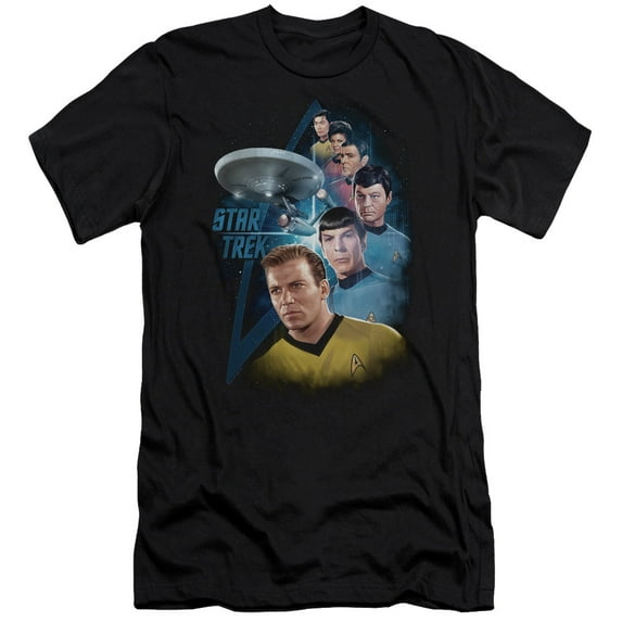 Star Trek - Among The Stars - Premium Slim Fit Short Sleeve Shirt - Medium