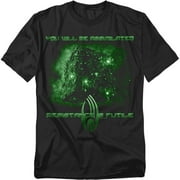 Star Trek Mens Assimilate T-shirt Large Black