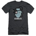 thumbnail image 1 of Star Trek Assismilate Or Die Adult 30/1 T-Shirt Charcoal, 1 of 2
