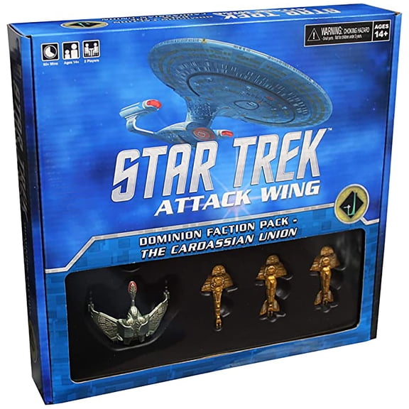 Star Trek: Attack Wing Dominion Faction Pack - The Cardassian Union Expansion - Ages 14+, 2 Players, 60+ Min