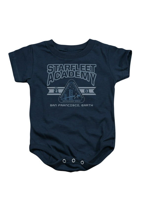 Baby Boys' Starfleet Academy Earth Bodysuit 0 - 6 Months Navy