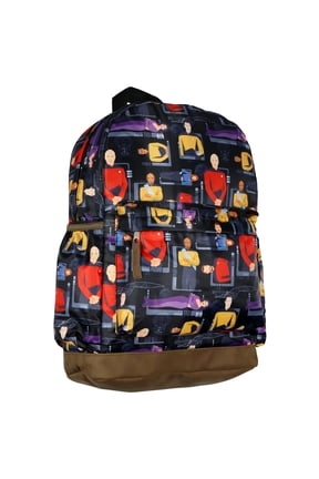 Star Trek Backpack AOP Command Division Character Design Travel School Bag 17"