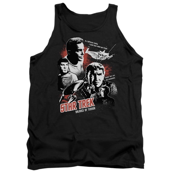 Star Trek Balance Of Terror Adult Tank Top Black
