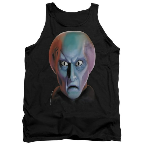 Star Trek Balok Head Adult Tank Top Black