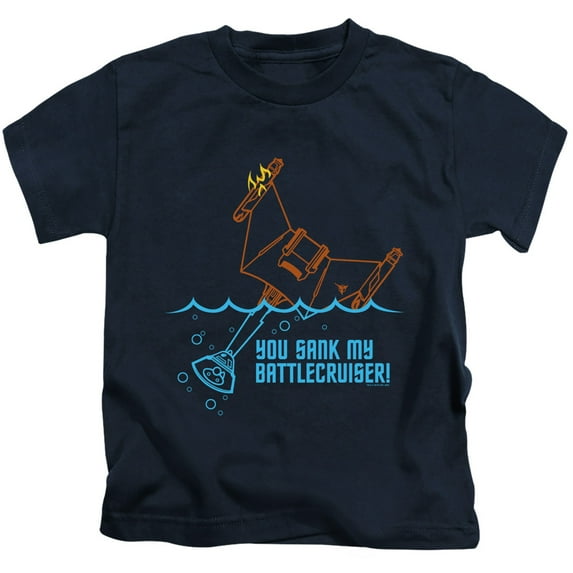 Star Trek Battlecruiser Youth 18/1 T-Shirt Navy