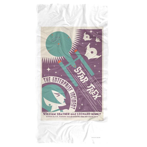 Star Trek Beach Towel, 30"x60" TOS Episode 57 Beach Towel