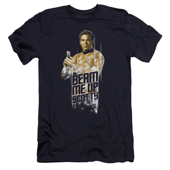 Star Trek - Beam Me Up - Premium Slim Fit Short Sleeve Shirt - Large