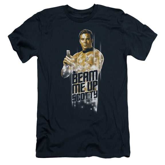 Star Trek - Beam Me Up - Slim Fit Short Sleeve Shirt - Large