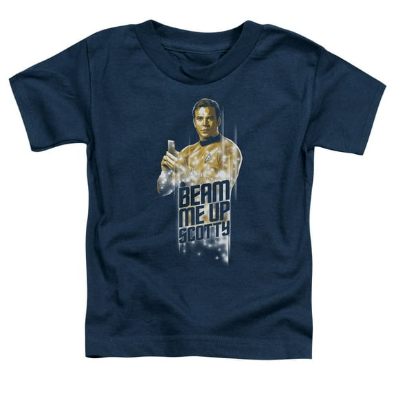 Star Trek Beam Me Up Toddler T-Shirt Navy