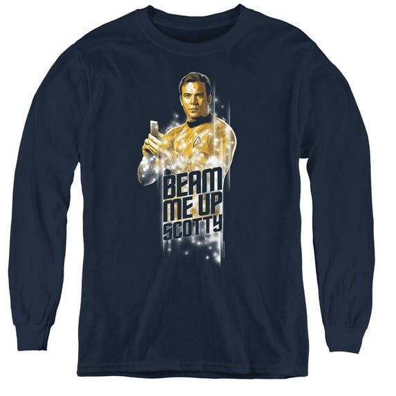 Star Trek - Beam Me Up - Youth Long Sleeve Shirt - Small