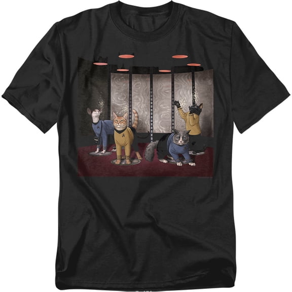 Star Trek - Beam Meow Up - Short Sleeve Shirt - X-Large