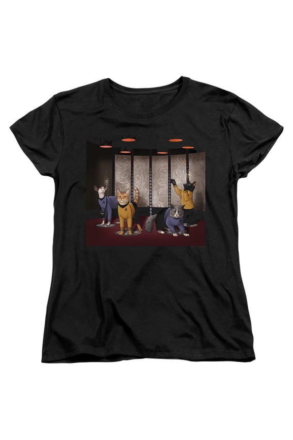 - Beam Meow Up - Women's Short Sleeve Shirt - X-Large