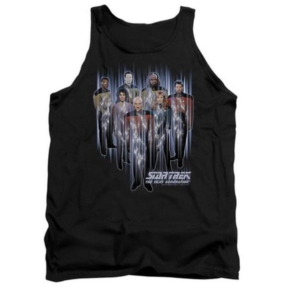 Star Trek-Beam Us Up - Adult Tank Top - Black- Extra Large