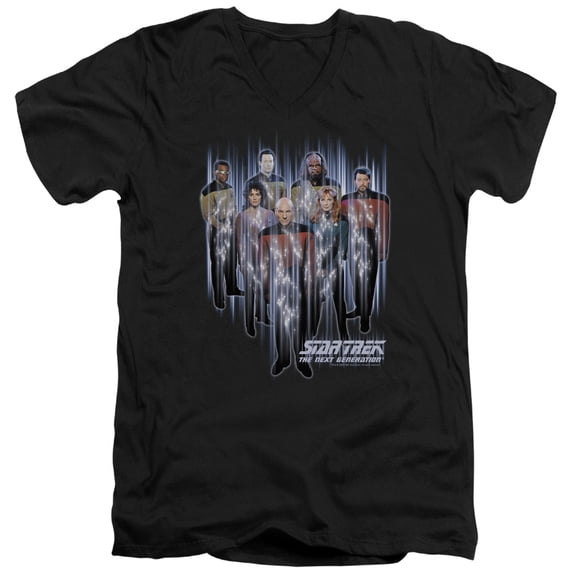 Star Trek - Beam Us Up - Slim Fit V Neck Shirt - Small