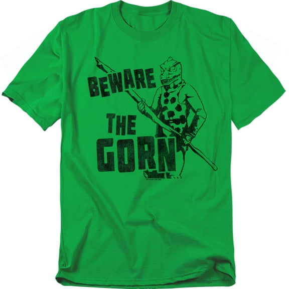 Star Trek Men's Beware The Gorn T-shirt XXX-Large Green