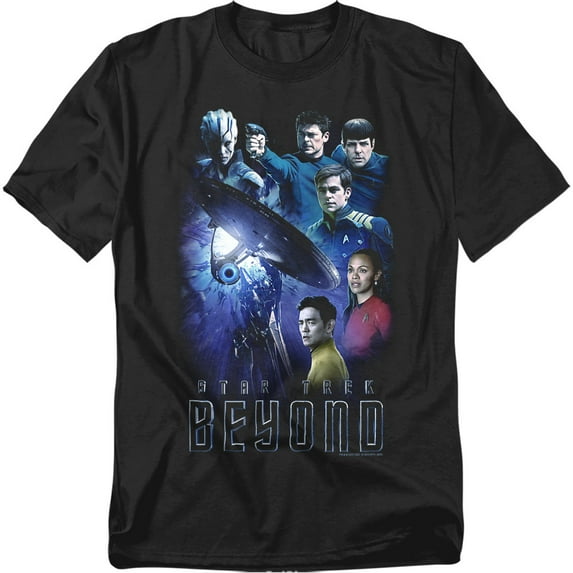Star Trek Beyond - Beyond Cast - Adult Unisex Short Sleeve T-Shirt - Black