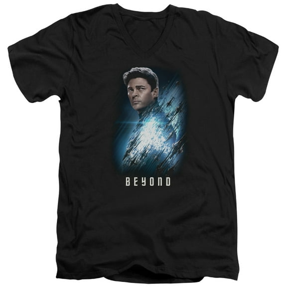 Star Trek Beyond - Bones Poster - Slim Fit V Neck Shirt - X-Large
