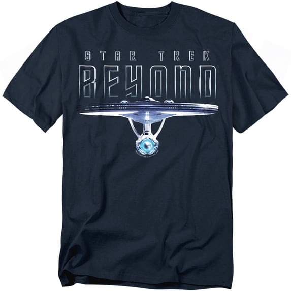 Star Trek Beyond - Enterprise Beyond - Adult Unisex Short Sleeve T-Shirt - Blue