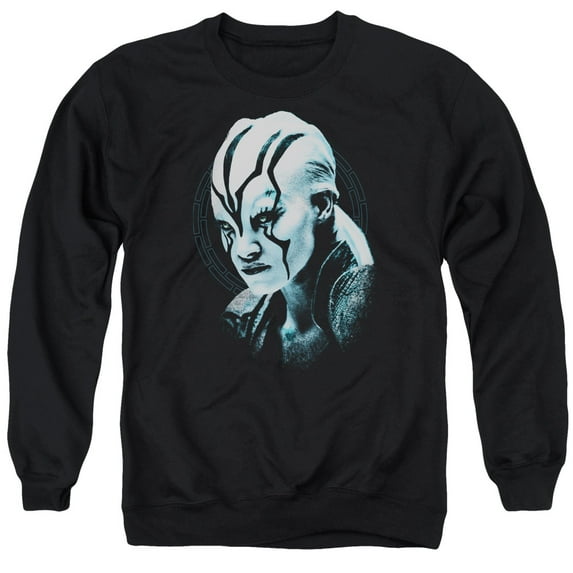 Star Trek Beyond Jaylah Burst Adult Crewneck Sweatshirt Black
