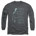 thumbnail image 1 of Star Trek Beyond Jaylah Long Sleeve Adult 18/1 T-Shirt Charcoal, 1 of 1