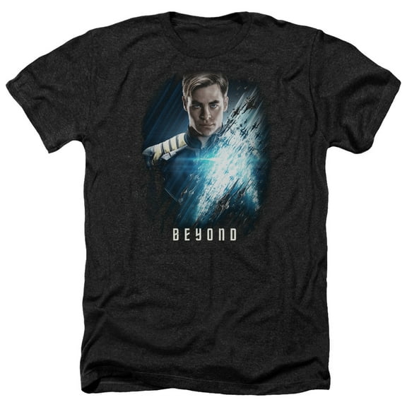 Star Trek Beyond - Kirk Poster - Heather Short Sleeve Shirt - Small