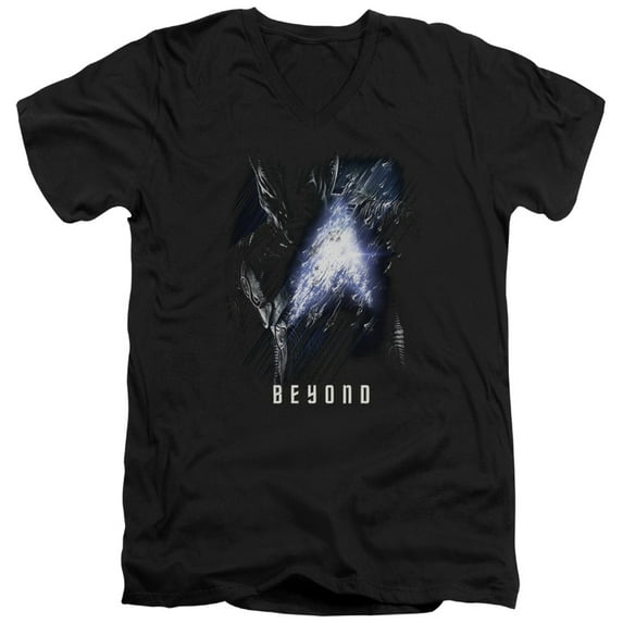 Star Trek Beyond Krall Poster Adult V-Neck 30/1 T-Shirt Black