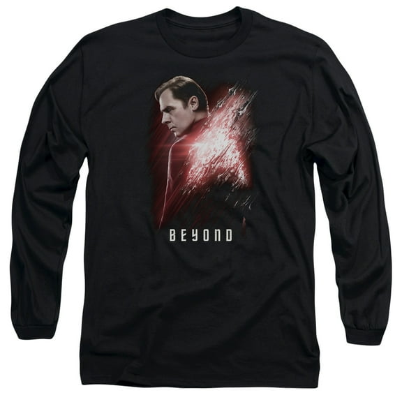 Star Trek Beyond Scotty Poster Long Sleeve Adult 18/1 T-Shirt Black