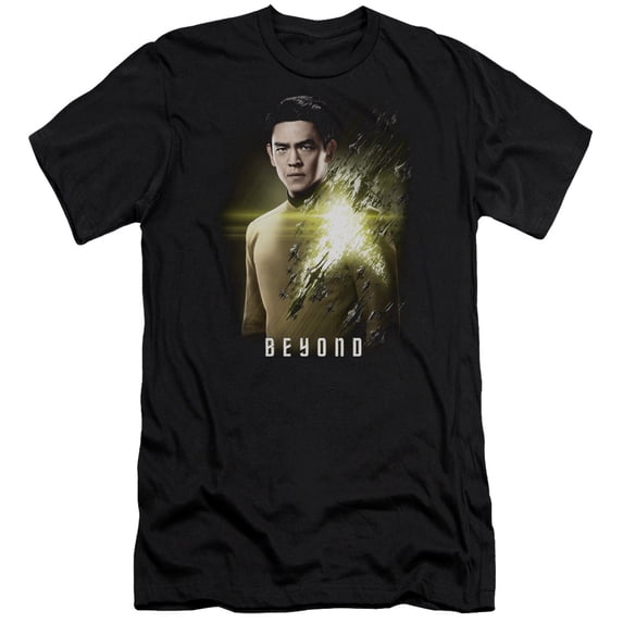 Star Trek Beyond - Sulu Poster - Premium Slim Fit Short Sleeve Shirt - Small