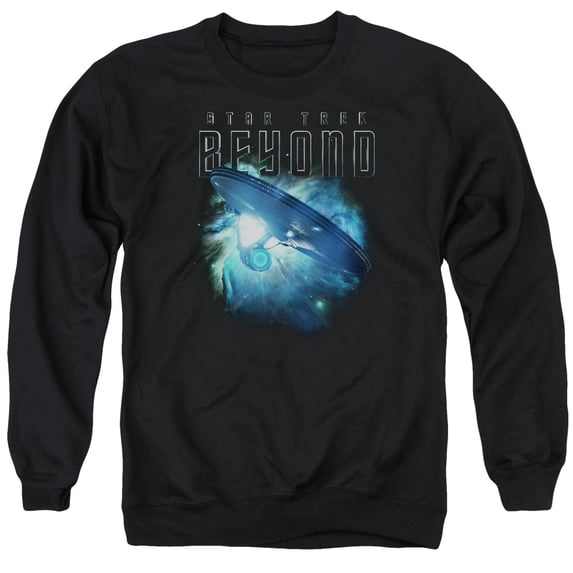Star Trek Beyond Voyage Adult Crewneck Sweatshirt Black