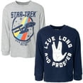 thumbnail image 1 of Star Trek Big Boys 2 Pack Long Sleeve T-Shirts Little Kid to Big Kid, 1 of 5