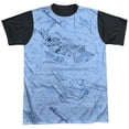 thumbnail image 1 of Star Trek Blue Print Unisex Adult Halloween Costume Sublimated T Shirt, 1 of 4