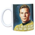 thumbnail image 1 of Star Trek Boldly Go Kirk 11oz Boxed Ceramic Mug, 1 of 6
