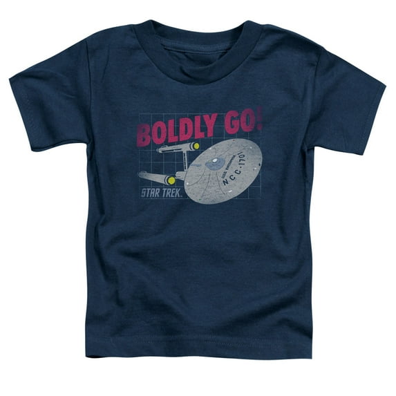 Star Trek Boldly Go Toddler T-Shirt Navy