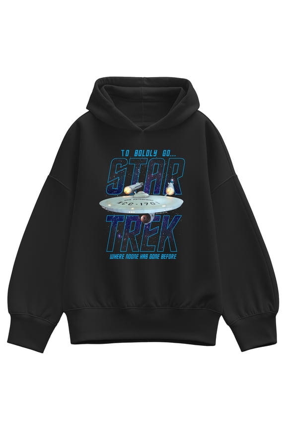 - Boldly Go - Women's Oversized Fleece Hoodie Sweatshirt