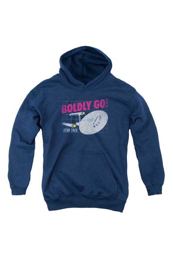 Star Trek - Boldly Go - Youth Hooded Sweatshirt - X-Large
