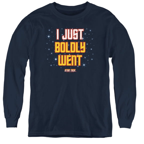 Star Trek - Boldly Went - Youth Long Sleeve Shirt - Large