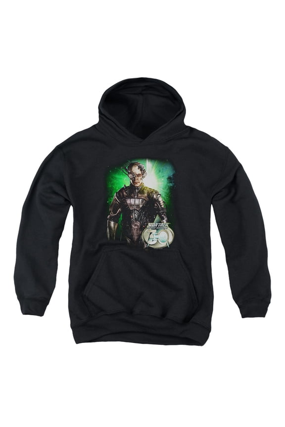 Star Trek - Borg 30 - Youth Hooded Sweatshirt - Medium