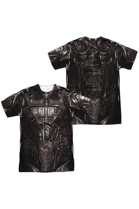 Star Trek Borg Costume Unisex Adult Sublimated Costume T Shirt (Front/Back), Medium Multicolor