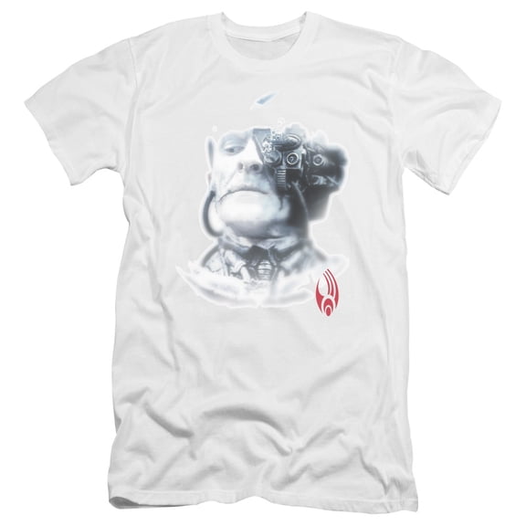 Star Trek - Borg Head - Premium Slim Fit Short Sleeve Shirt - Large