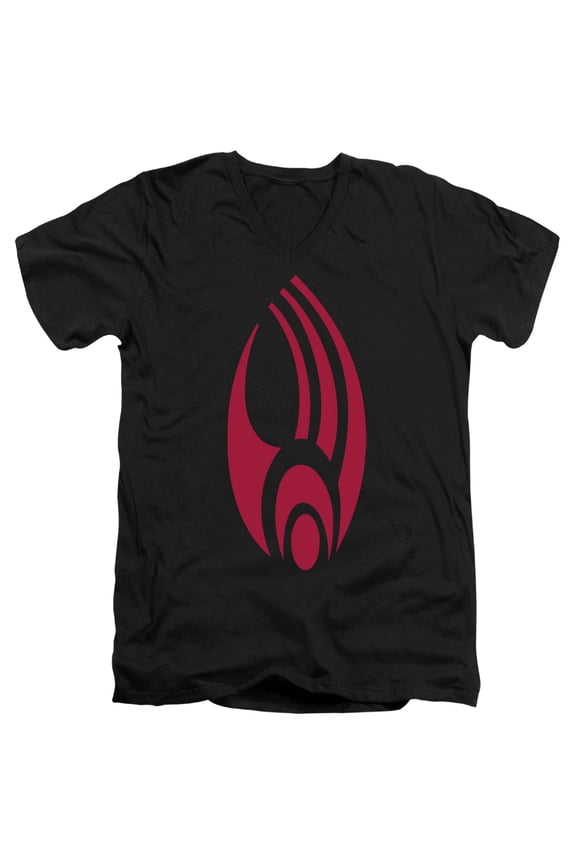 Star Trek - Borg Logo - Slim Fit V Neck Shirt - Large