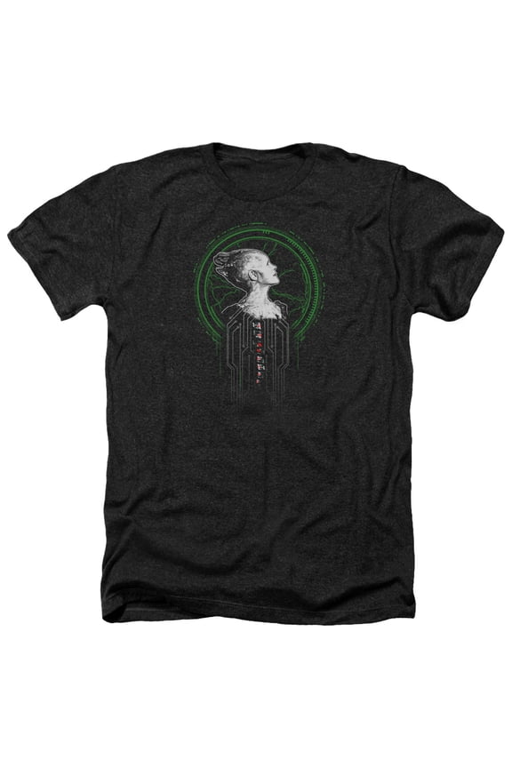 Star Trek - Borg Queen - Heather Short Sleeve Shirt - Small