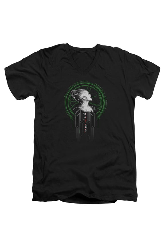 Star Trek - Borg Queen - Slim Fit V Neck Shirt - X-Large