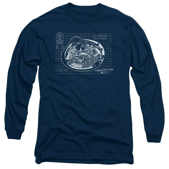 Star Trek - Bridge Prints - Long Sleeve Shirt - Small