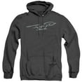 thumbnail image 1 of Star Trek Bushwork Enterprise Adult Heather Hoodie Sweatshirt Black, 1 of 1