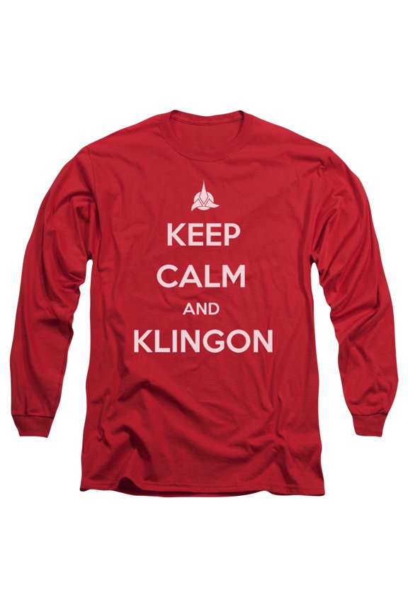 Star Trek - Calm Klingon - Long Sleeve Shirt - XXX-Large