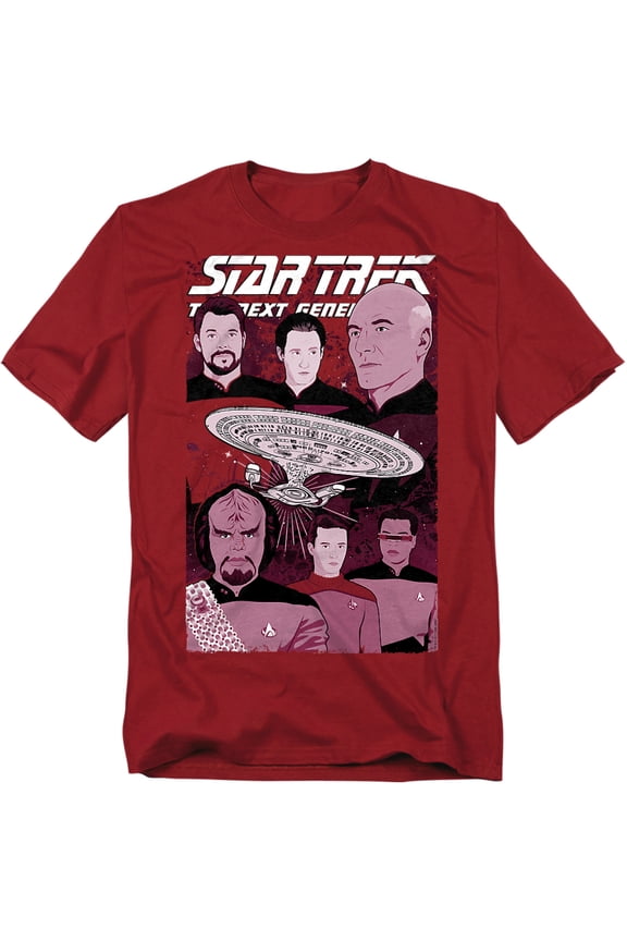 Captain And Crew Adult 18/1 T-Shirt Cardinal