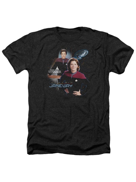 Star Trek - Captain Janeway - Heather Short Sleeve Shirt - Small