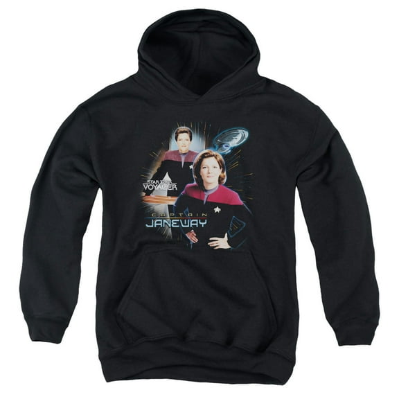 Star Trek - Captain Janeway - Youth Hooded Sweatshirt - Small