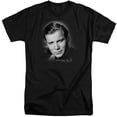 thumbnail image 1 of Star Trek Captain Kirk Portrait Adult Tall T-Shirt Black, 1 of 1